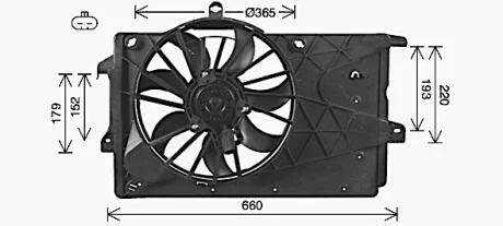 Вентилятор AVA COOLING OL7527