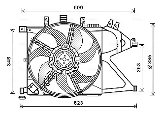 Вентилятор AVA COOLING OL7660 (фото 1)