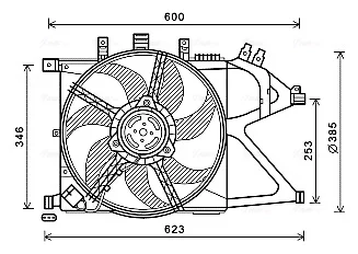 Вентилятор AVA COOLING OL7660