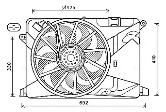 Вентилятор AVA COOLING OL7669 (фото 1)