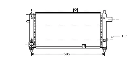 Теплообменник AVA COOLING OLA2054
