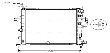 Теплообменник AVA COOLING OLA2381
