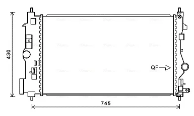 Теплообменник AVA COOLING OLA2488