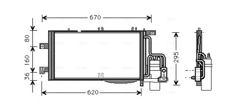 Конденсатор AVA COOLING OLA5370D