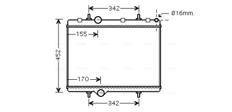 Теплообменник AVA COOLING PE2281