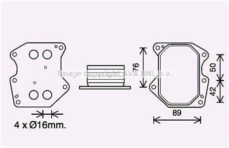 Радиатор масляный AVA AVA COOLING PE3400