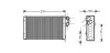 Радіатор обігрівача P405/P406 ALL MT/AT 87-99 (Ava) AVA COOLING PE6100 (фото 1)