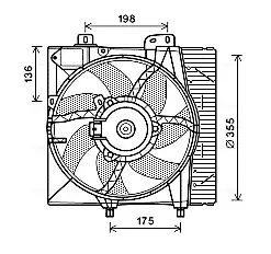 Вентилятор AVA COOLING PE7550 (фото 1)