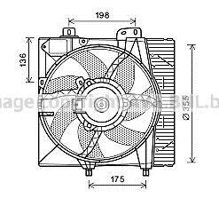 Вентилятор AVA COOLING PE7550