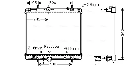 Теплообменник AVA COOLING PEA2275 (фото 1)