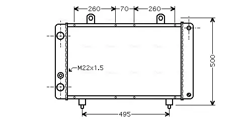 Теплообменник AVA COOLING PEA2319 (фото 1)