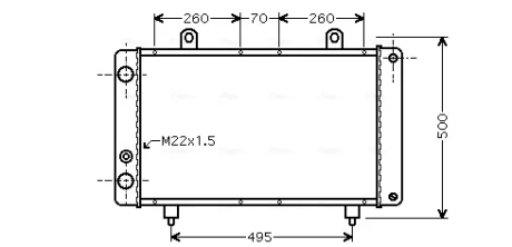 Теплообменник AVA COOLING PEA2319