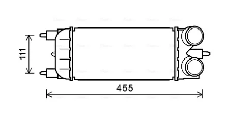 Теплообменник AVA COOLING PEA4365