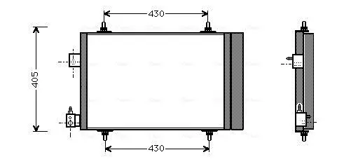 Конденсатор AVA COOLING PEA5193D (фото 1)