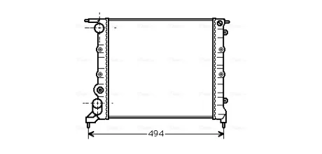 Теплообменник AVA COOLING RT2042