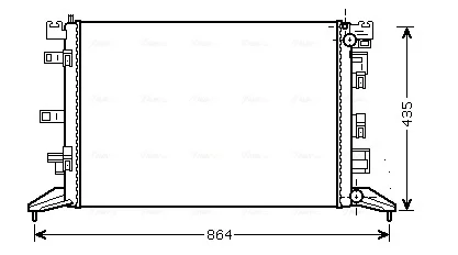 Теплообменник AVA COOLING RT2425
