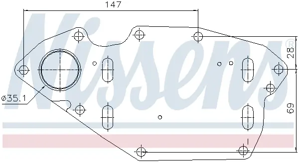 Охолоджувач оливи AVA COOLING RT3697 (фото 1)
