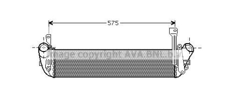 Интеркулер AVA AVA COOLING RT4346