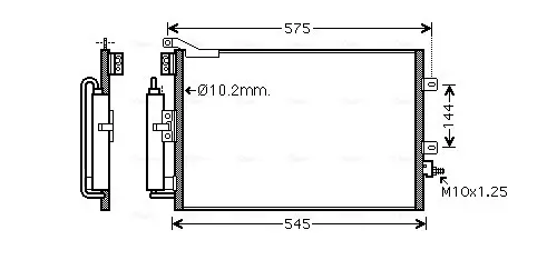 Конденсатор AVA COOLING RT5395D (фото 1)