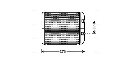 Теплообменник AVA COOLING RT6343