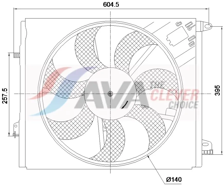 Вентилятор AVA COOLING RT7699 (фото 1)