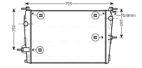 Теплообменник AVA COOLING RTA2573