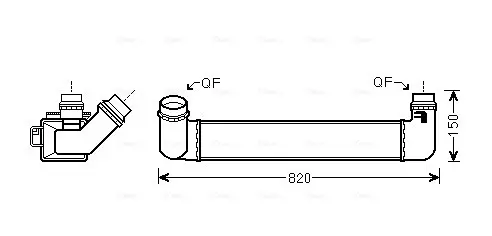 Теплообменник AVA COOLING RTA4461 (фото 1)