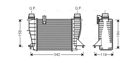 Теплообменник AVA COOLING RTA4553