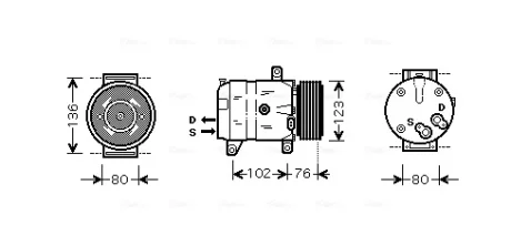 Компрессор AVA COOLING RTAK069