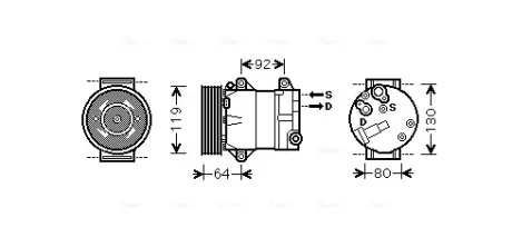 Компрессор AVA COOLING RTAK429