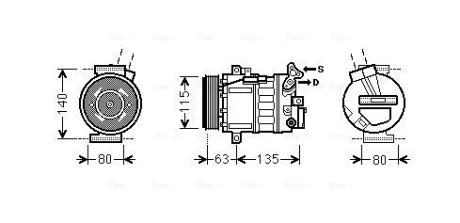 Автозапчасть AVA COOLING RTAK485