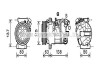 Компрессор кондиционера RENAULT MEGANE/ SCENIC (2009) (AVA) AVA COOLING RTAK491 (фото 1)