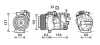 Компресор кондиціонера Renault Megane III, Scenic III (08-) 1.2TCe, 1.6DCi AVA AVA COOLING RTAK630 (фото 1)