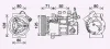 Компресор кондиціонера Renault Captur (13-), Clio (13-) 1.5DCi AVA AVA COOLING RTAK636 (фото 1)