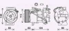 Компресор кондиціонера Renault Clio IV, Captur (13-) 0.9 TCE, 1.2 TCE AVA AVA COOLING RTAK640 (фото 1)