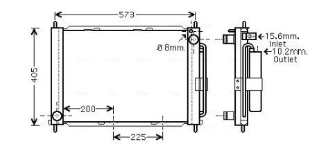 Теплообменник AVA COOLING RTM499