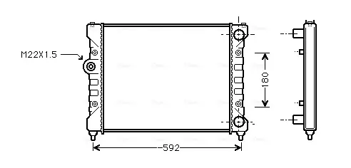 Теплообменник AVA COOLING STA2024 (фото 1)