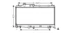 Радіатор охолодження двигуна LEGACY4/OUTB 20/25 MT 03- (Ava) AVA COOLING SU2065 (фото 1)