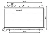 Радіатор охолодження двигуна Subaru Forester (08-), Impreza (07-), Legacy, Outback (04-), XV (12-) 2.0TDi AVA AVA COOLING SU2105 (фото 1)