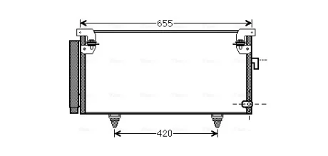 Конденсатор AVA COOLING SUA5073D