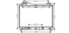 Радіатор охолодження SUZUKI Grand Vitara II (JT) (вир-во AVA) AVA COOLING SZ2105 (фото 1)
