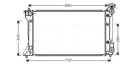 Теплообменник AVA COOLING TO2293