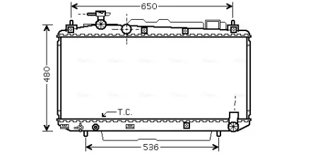 Теплообменник AVA COOLING TO2305