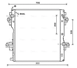 Теплообменник AVA COOLING TO2604