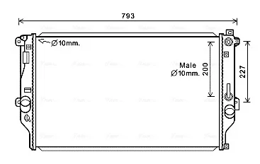 Теплообменник AVA COOLING TO2715