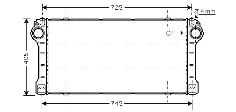 Теплообменник AVA COOLING TO4565