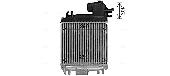 Впускний охолоджувач повітря AVA COOLING TO4758 (фото 1)
