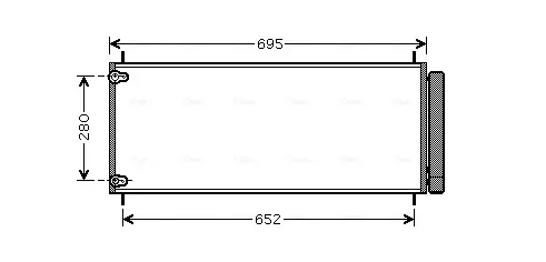 Конденсатор, кондиционер AVA COOLING TO5406D (фото 1)