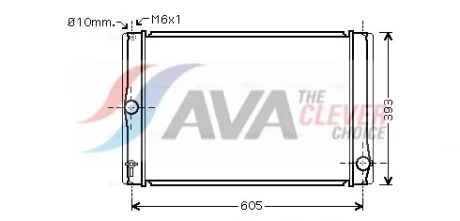 Теплообменник AVA COOLING TOA2400