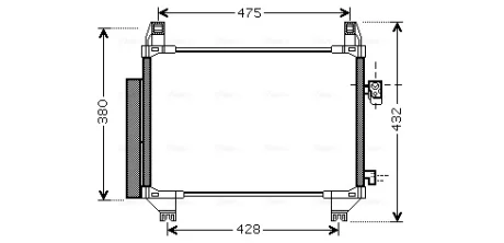 Конденсатор AVA COOLING TOA5407D
